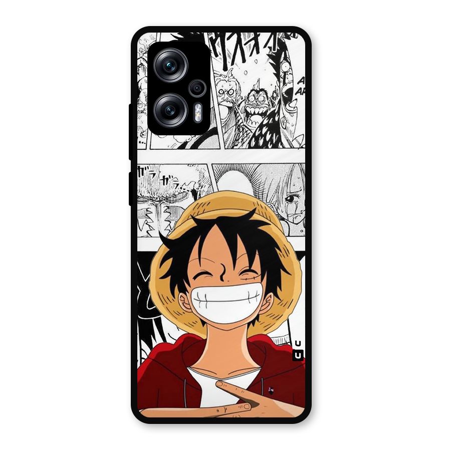 Manga Style Luffy Metal Back Case for Redmi K50i