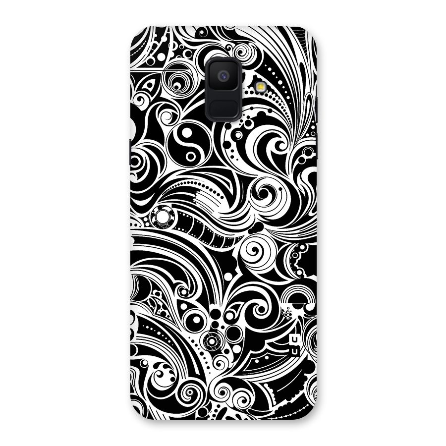 Maori Art Design Abstract Back Case for Galaxy A6 (2018)