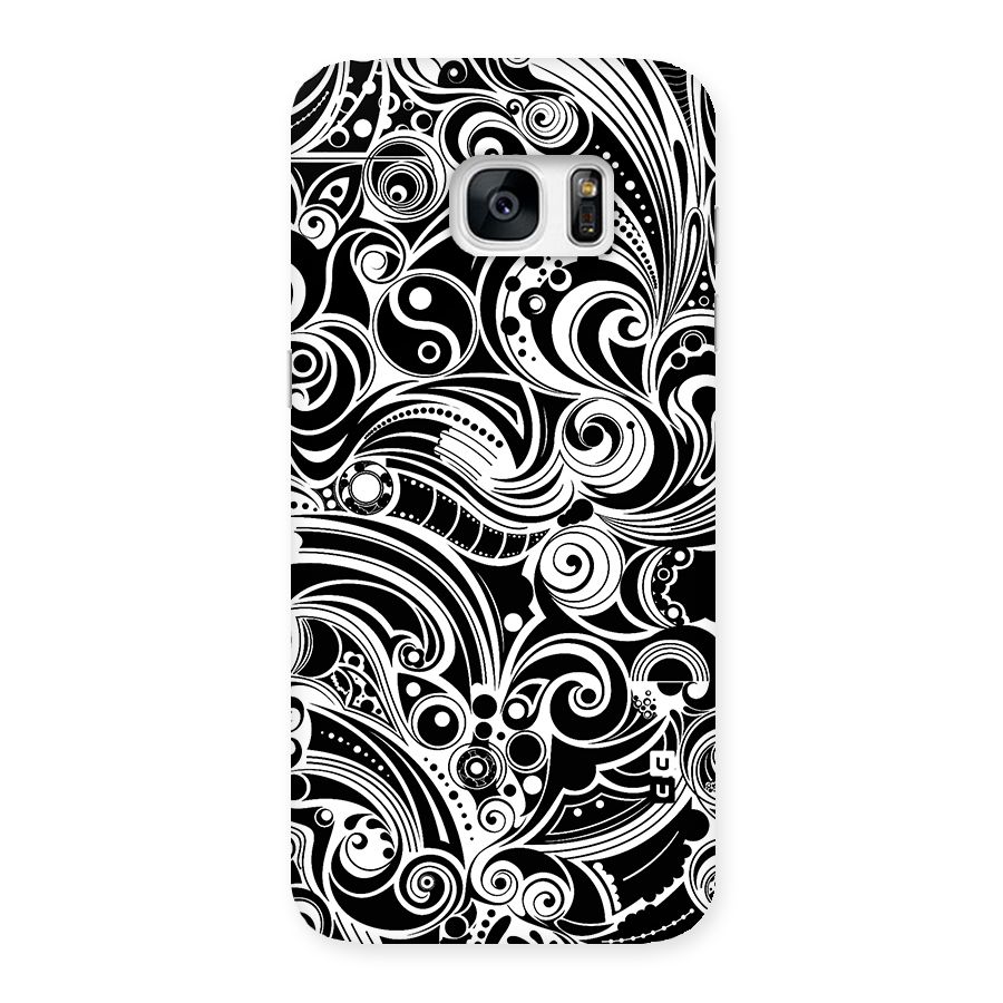 Maori Art Design Abstract Back Case for Galaxy S7 Edge