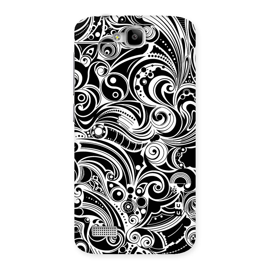 Maori Art Design Abstract Back Case for Honor Holly