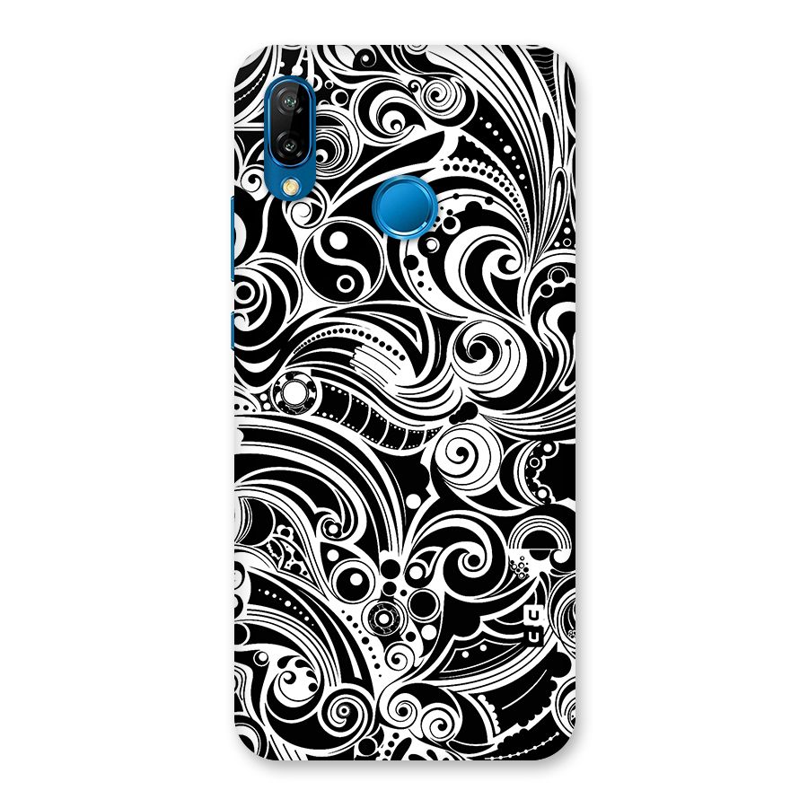 Maori Art Design Abstract Back Case for Huawei P20 Lite