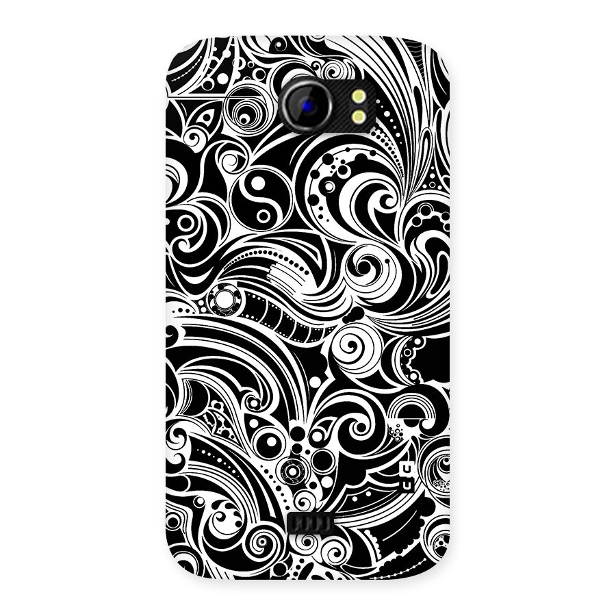 Maori Art Design Abstract Back Case for Micromax Canvas 2 A110