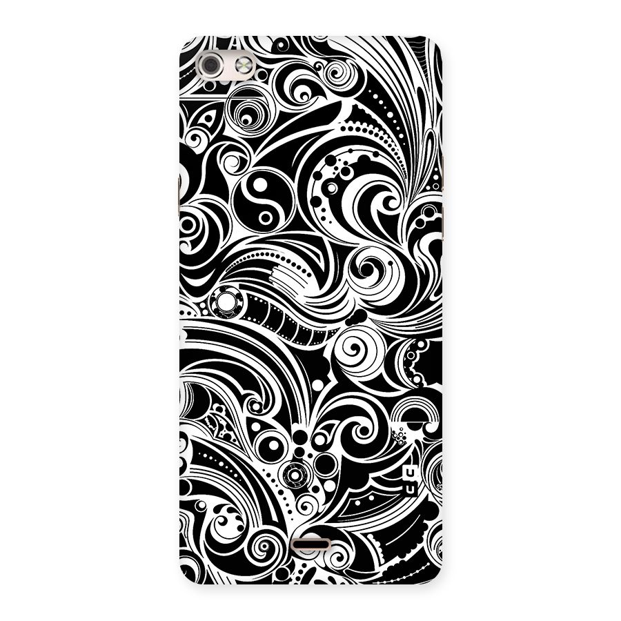 Maori Art Design Abstract Back Case for Micromax Canvas Silver 5