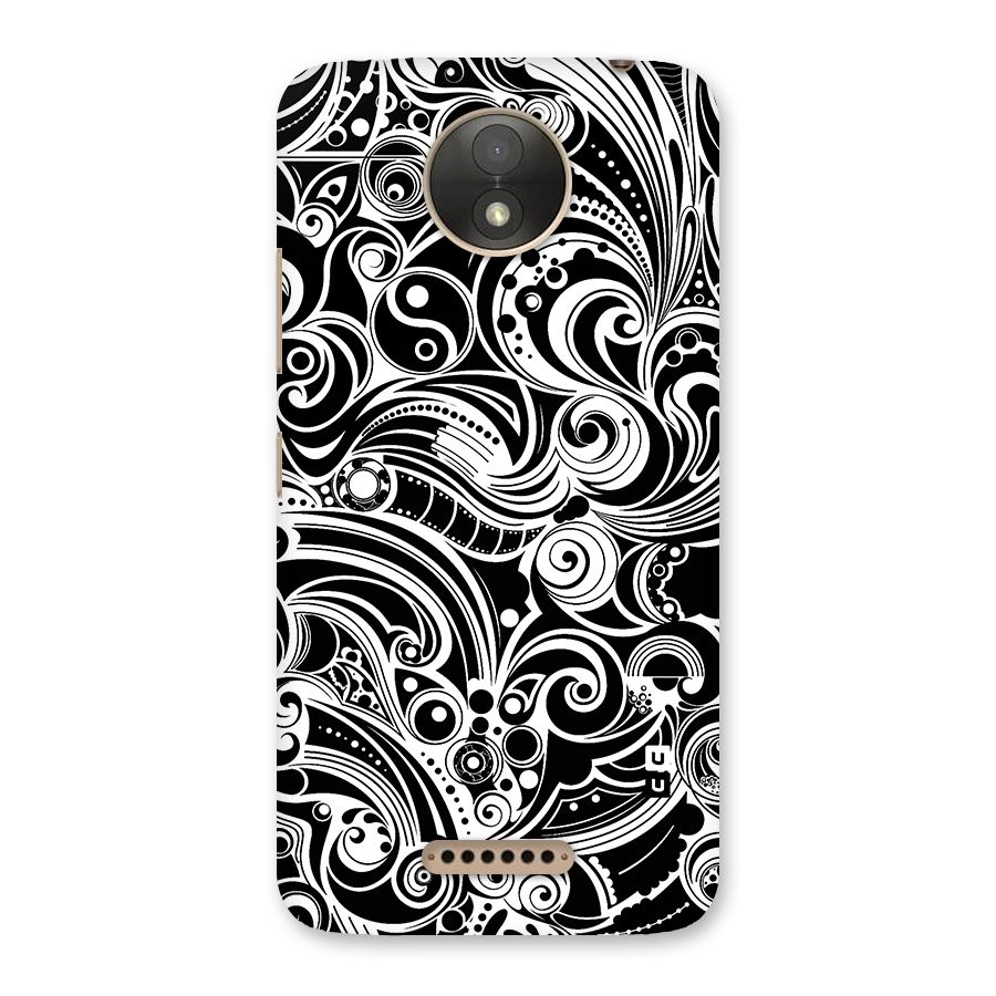 Maori Art Design Abstract Back Case for Moto C Plus