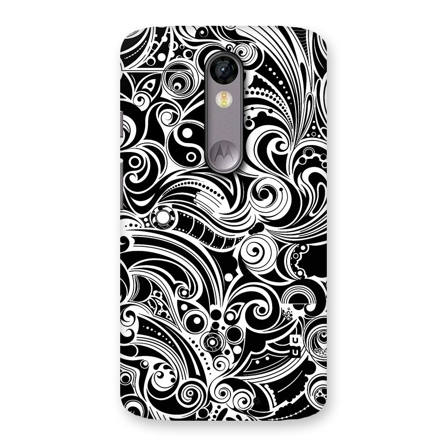 Maori Art Design Abstract Back Case for Moto X Force