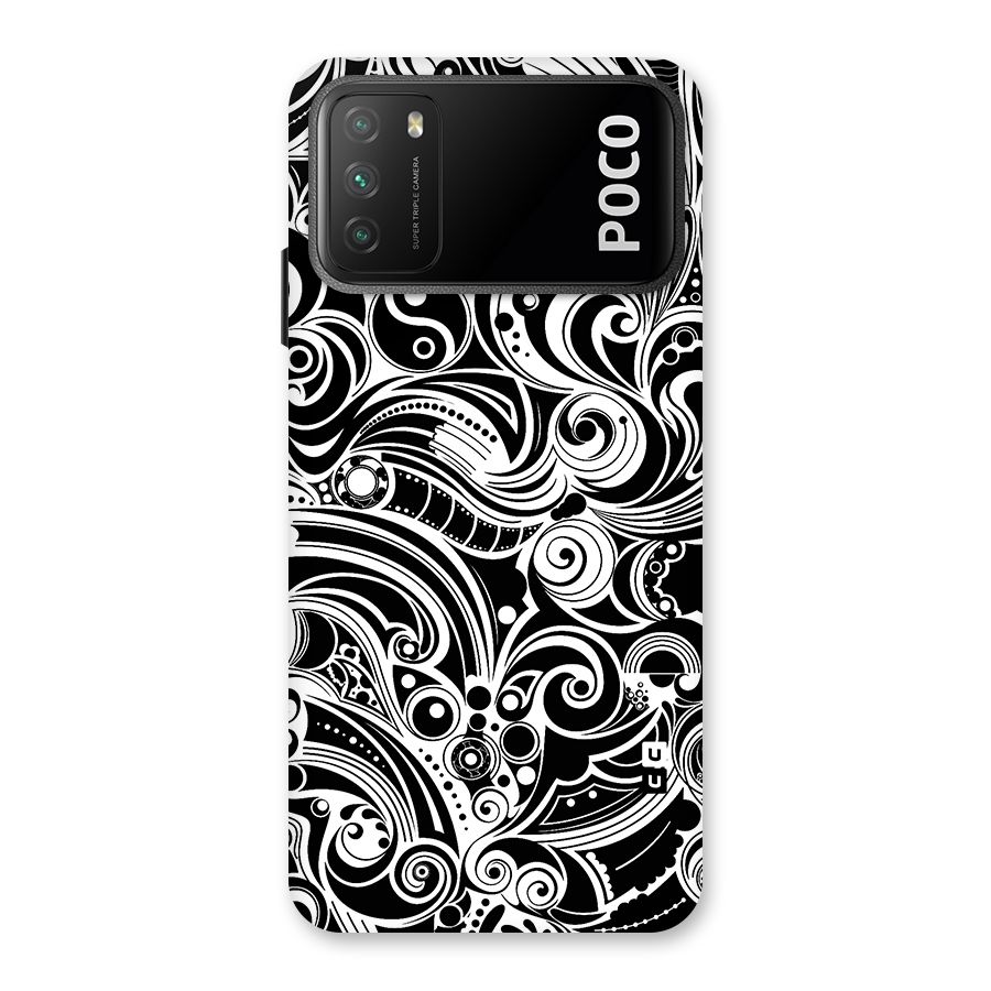 Maori Art Design Abstract Back Case for Poco M3
