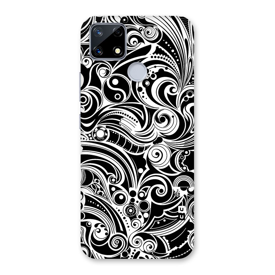 Maori Art Design Abstract Glass Back Case for Realme Narzo 20