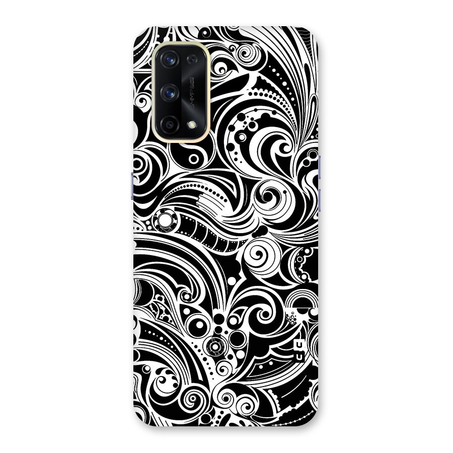 Maori Art Design Abstract Glass Back Case for Realme X7 Pro