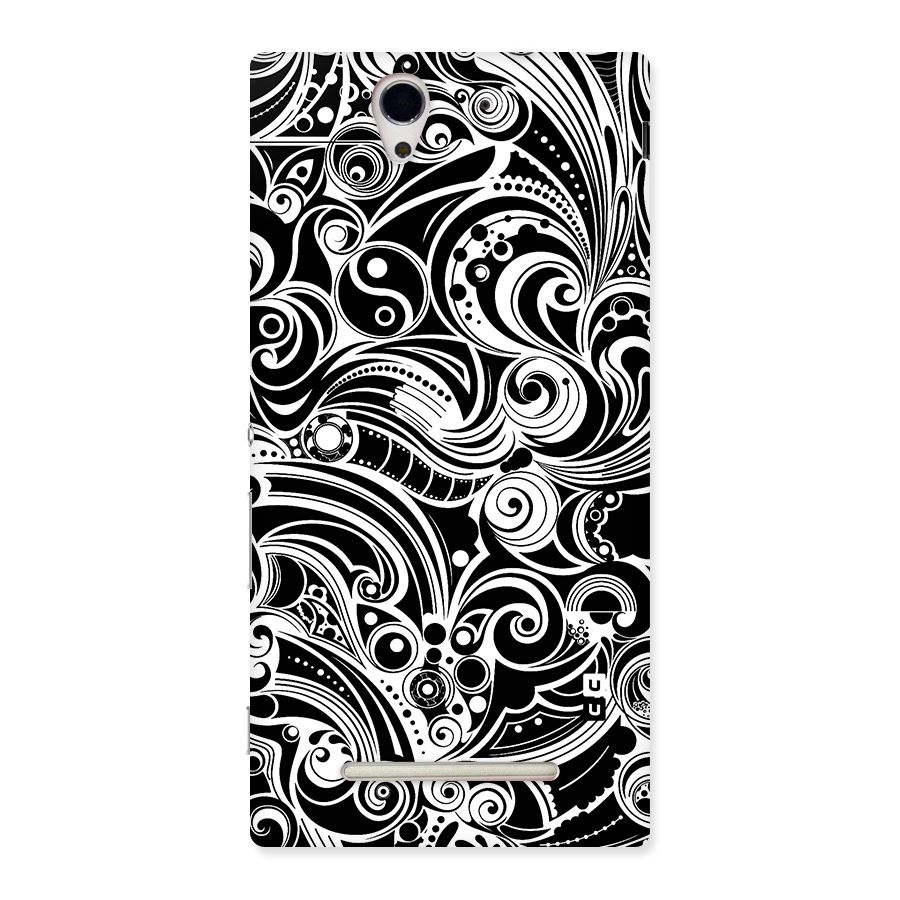 Maori Art Design Abstract Back Case for Sony Xperia C3