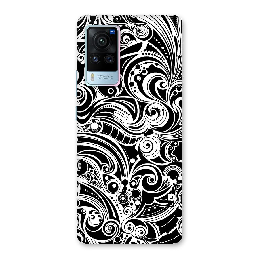 Maori Art Design Abstract Glass Back Case for Vivo X60 Pro