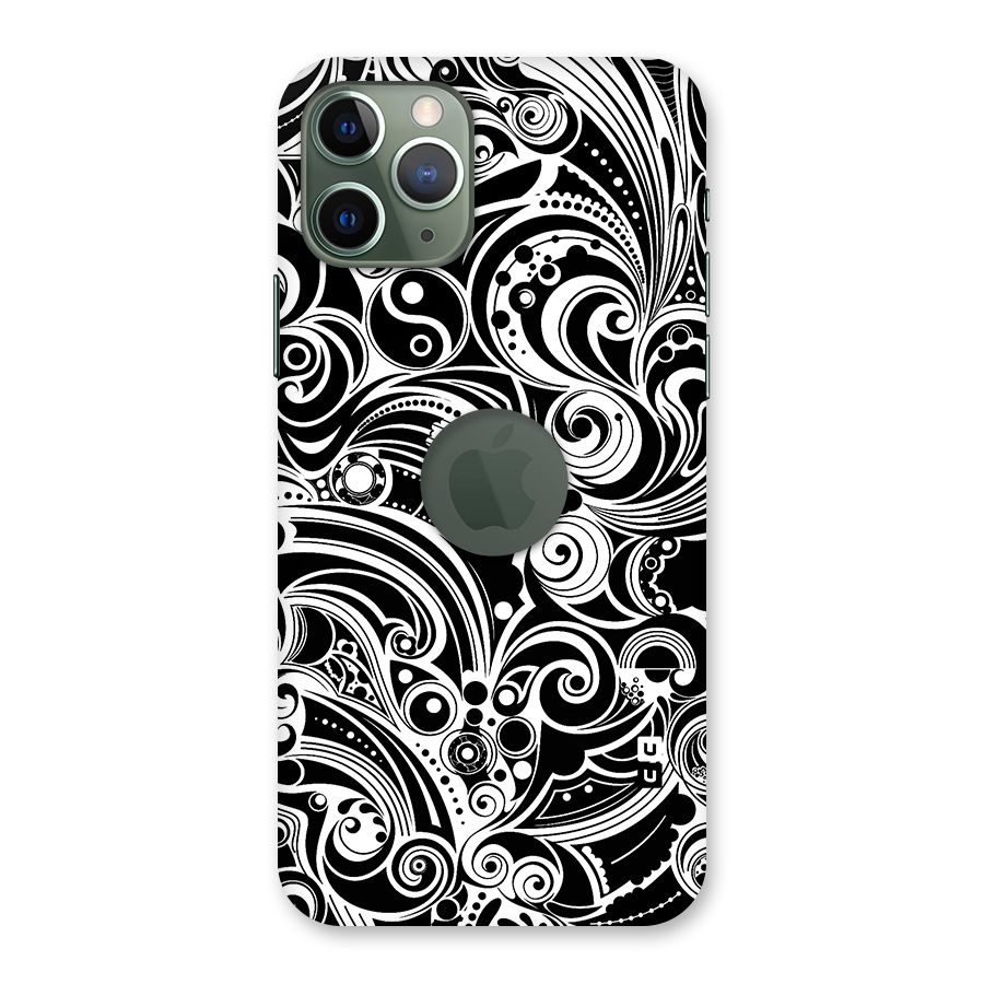 Maori Art Design Abstract Back Case for iPhone 11 Pro Logo  Cut
