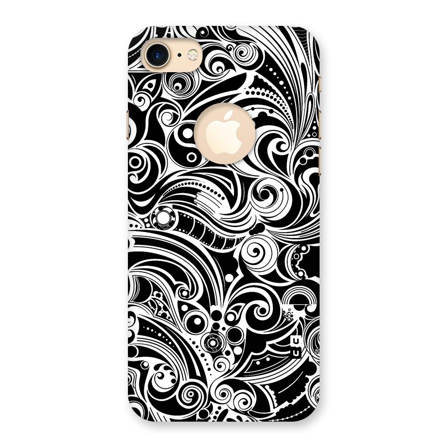 Maori Art Design Abstract Back Case for iPhone 7 Logo Cut