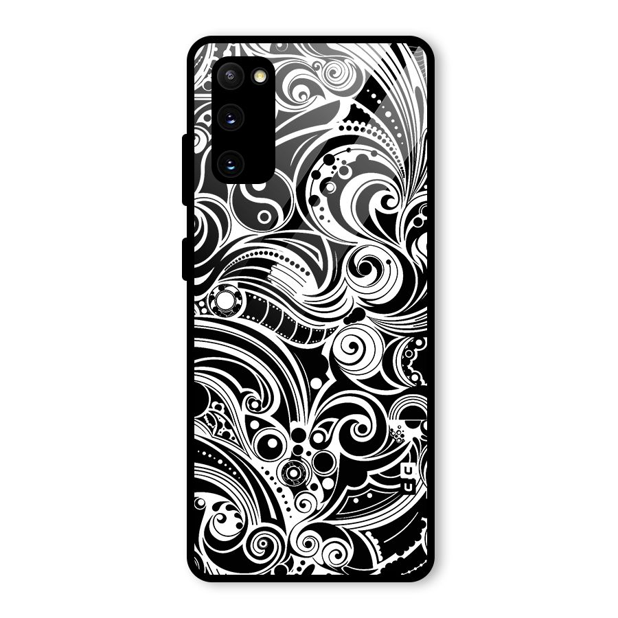Maori Art Design Abstract Glass Back Case for Galaxy S20 FE