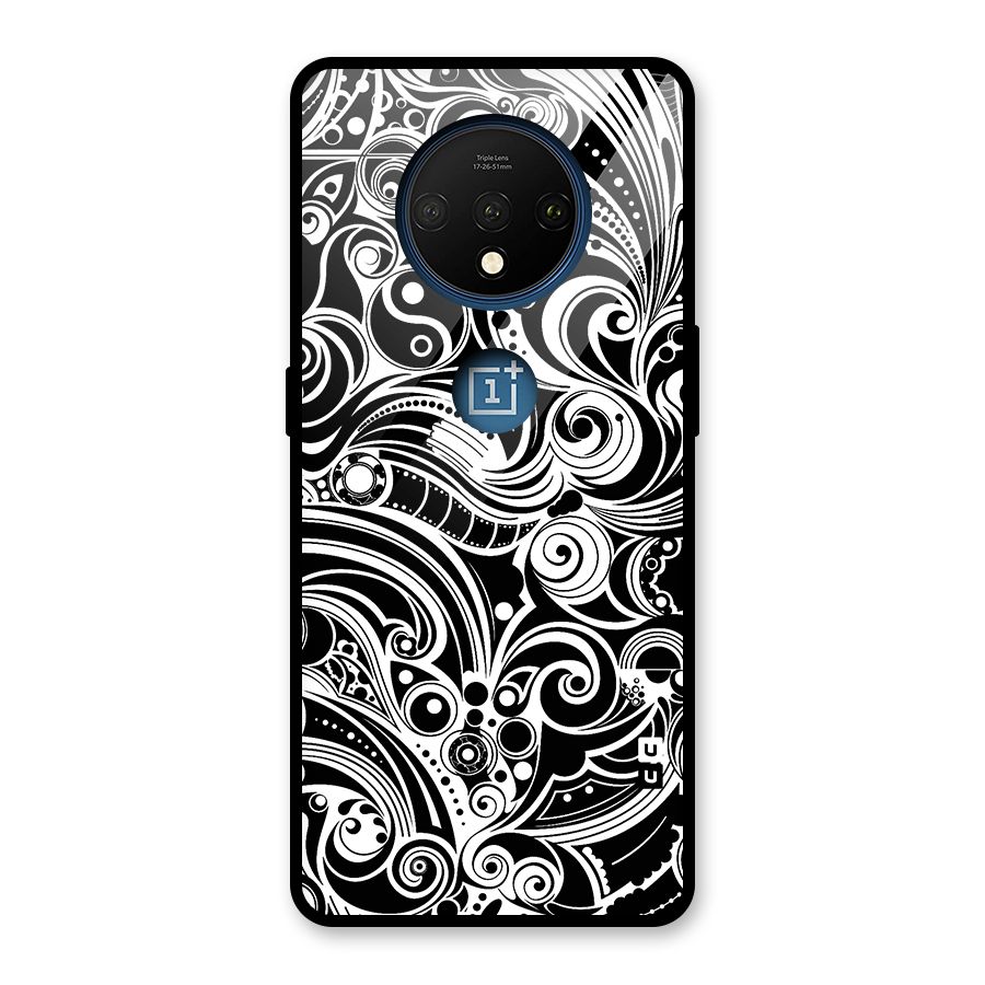 Maori Art Design Abstract Glass Back Case for OnePlus 7T