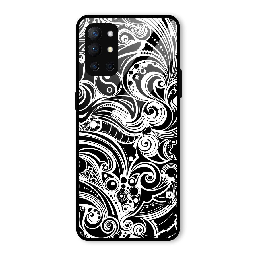 Maori Art Design Abstract Glass Back Case for OnePlus 9R
