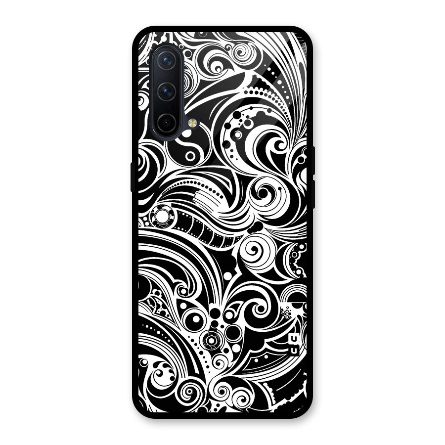 Maori Art Design Abstract Glass Back Case for OnePlus Nord CE 5G