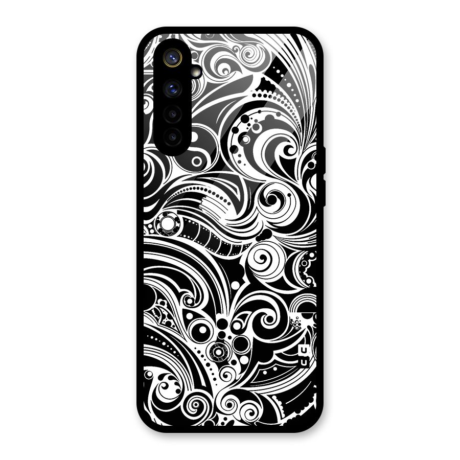 Maori Art Design Abstract Glass Back Case for Realme 6i