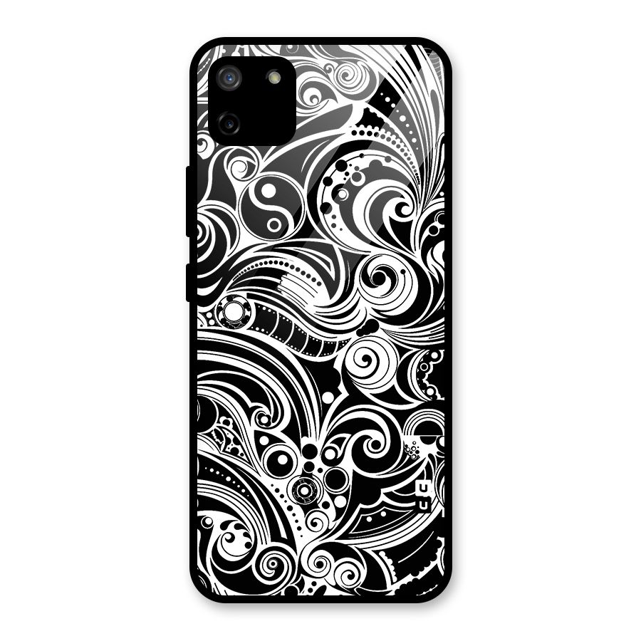 Maori Art Design Abstract Glass Back Case for Realme C11