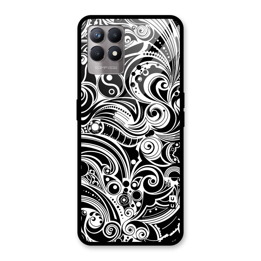 Maori Art Design Abstract Glass Back Case for Realme Narzo 50