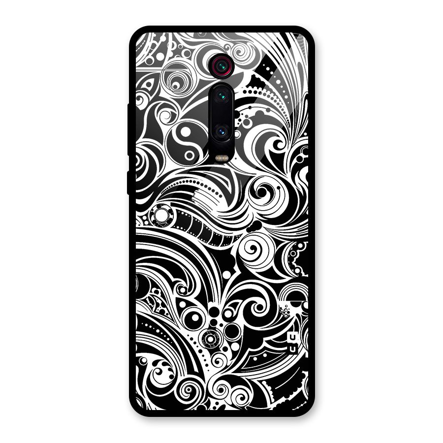Maori Art Design Abstract Glass Back Case for Redmi K20