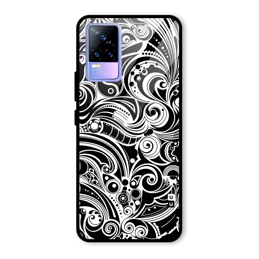 Maori Art Design Abstract Glass Back Case for Vivo Y73