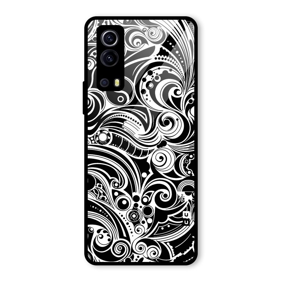Maori Art Design Abstract Glass Back Case for Vivo iQOO Z3