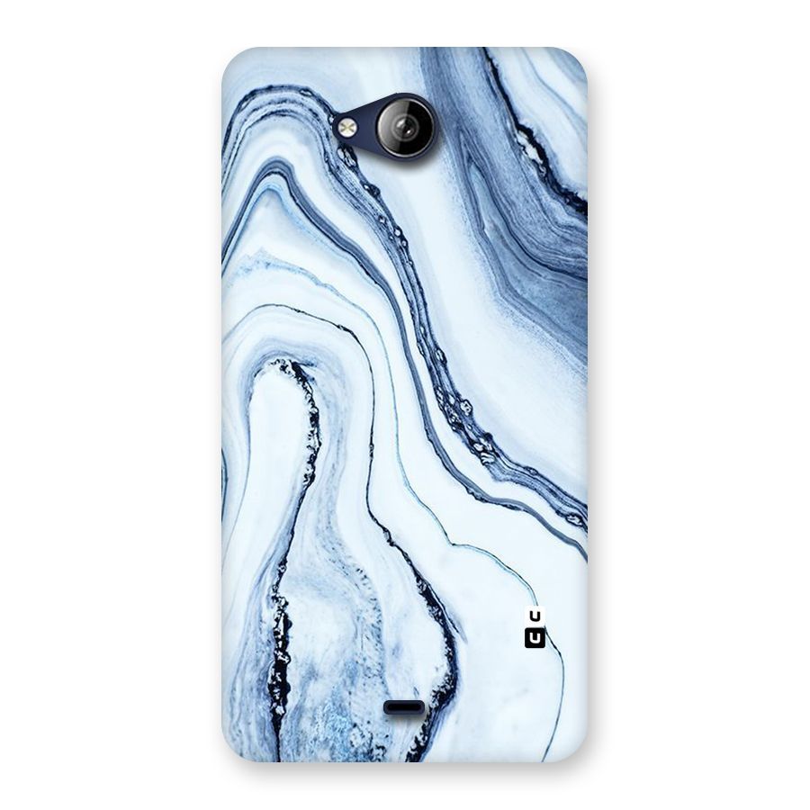 Marble Style (Printed) Back Case for Canvas Play Q355