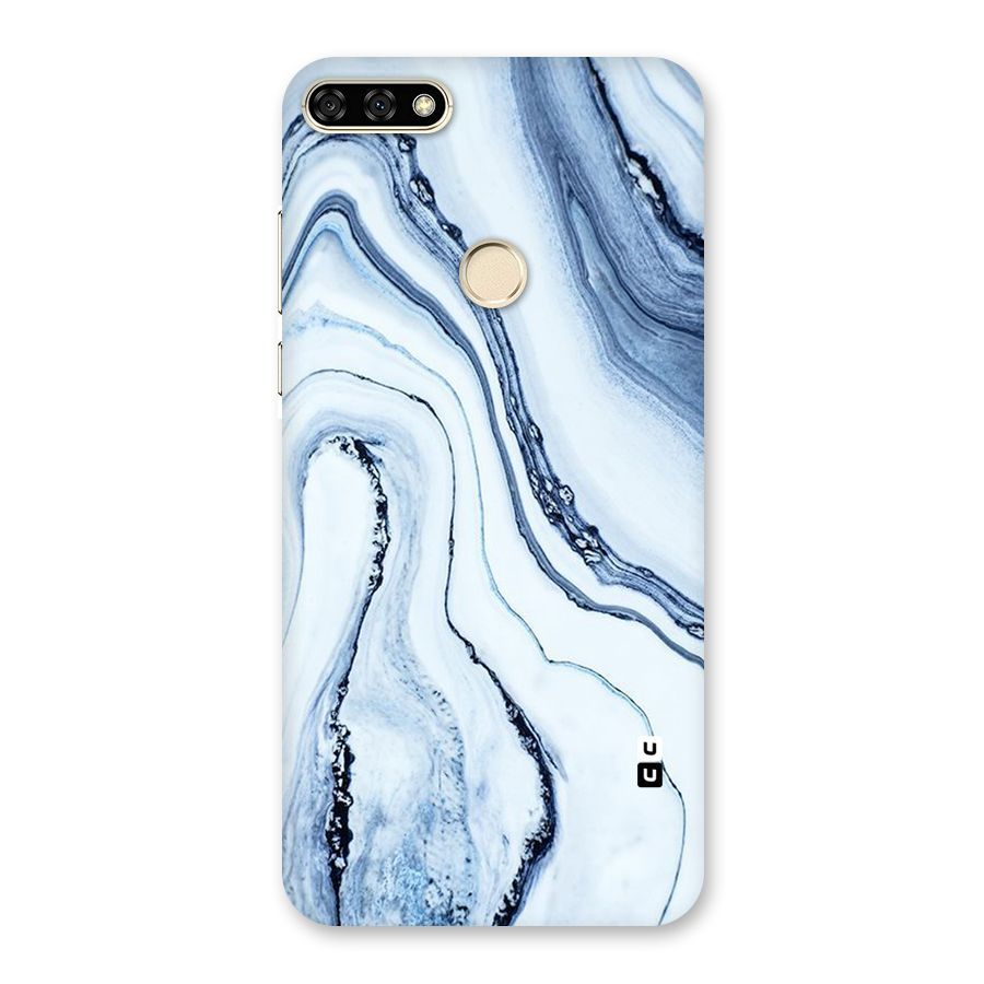 Marble Style (Printed) Back Case for Honor 7A