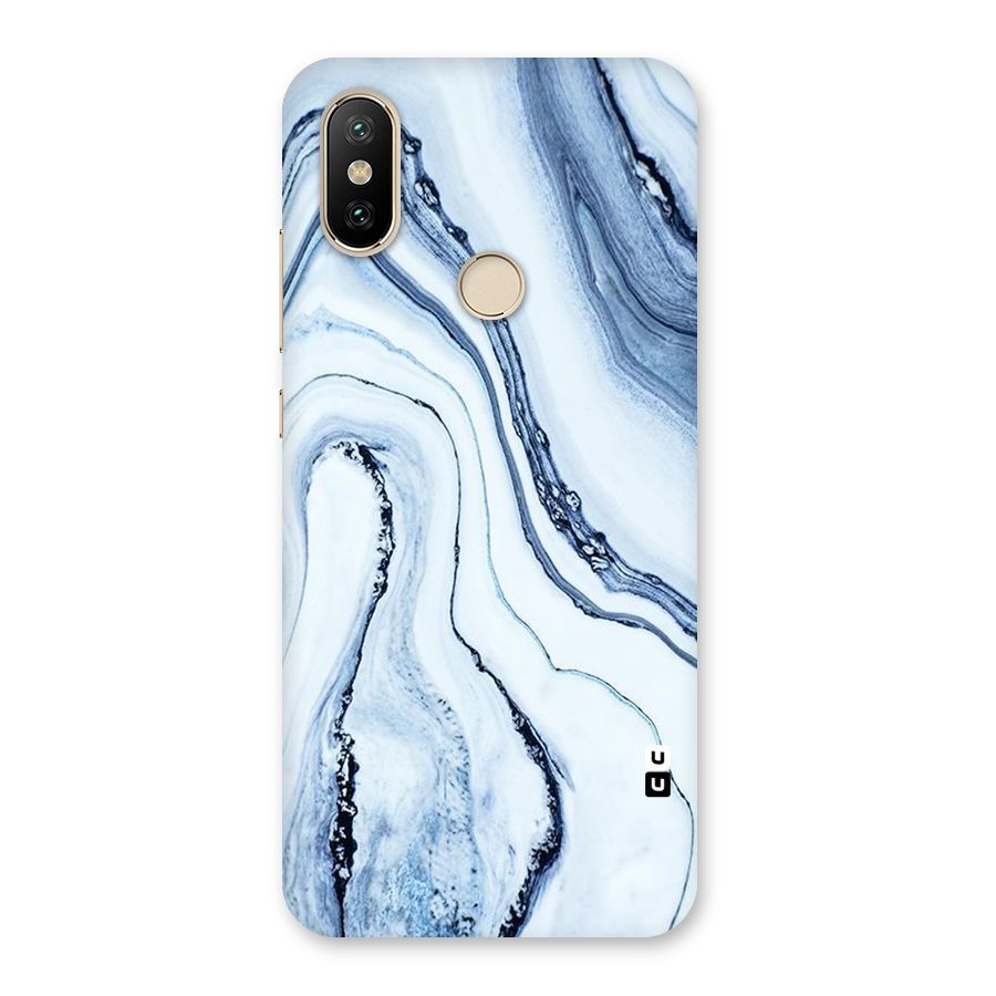 Marble Style (Printed) Back Case for Mi A2