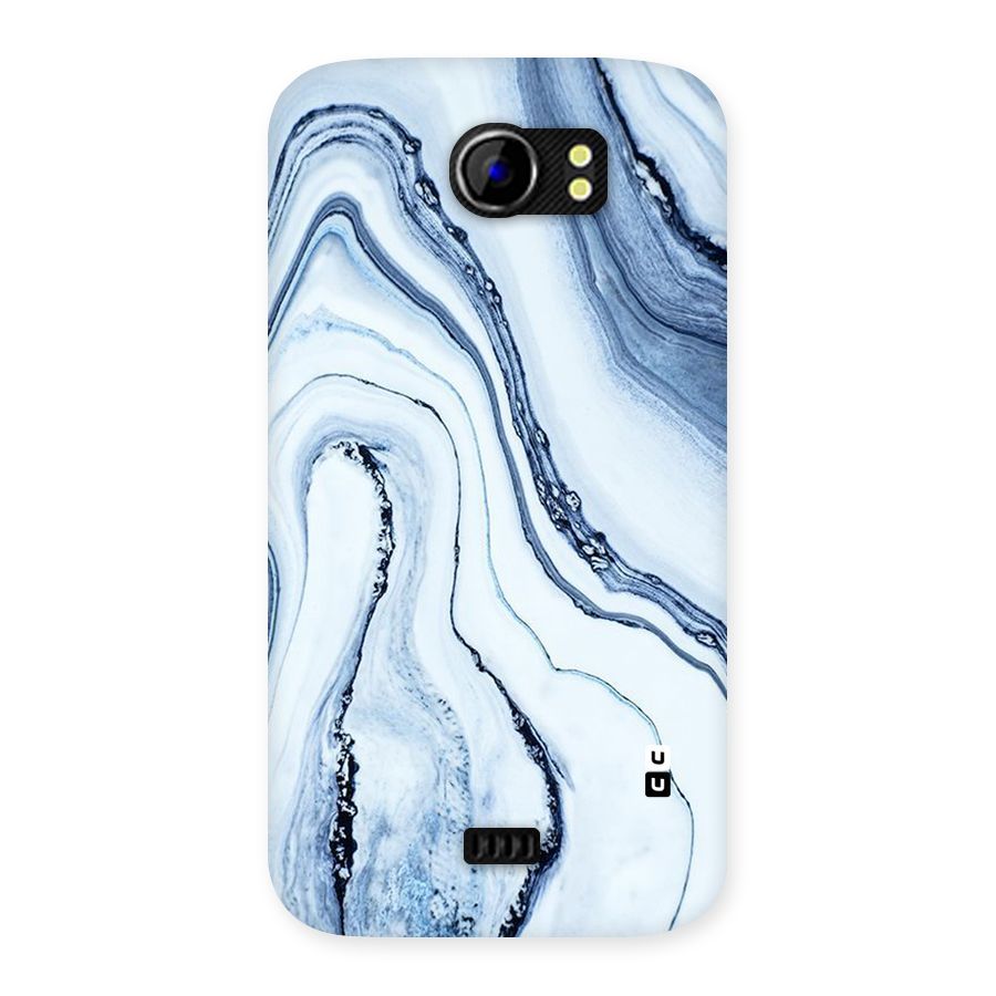 Marble Style (Printed) Back Case for Micromax Canvas 2 A110