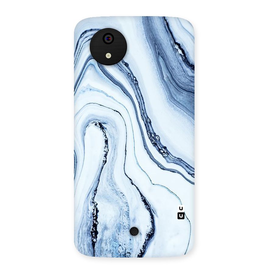 Marble Style (Printed) Back Case for Micromax Canvas A1