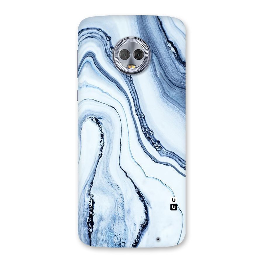 Marble Style (Printed) Back Case for Moto G6 Plus