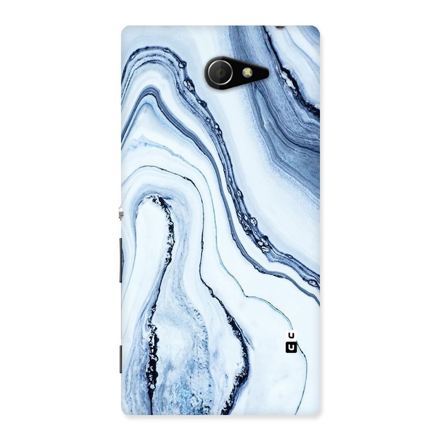 Marble Style (Printed) Back Case for Sony Xperia M2