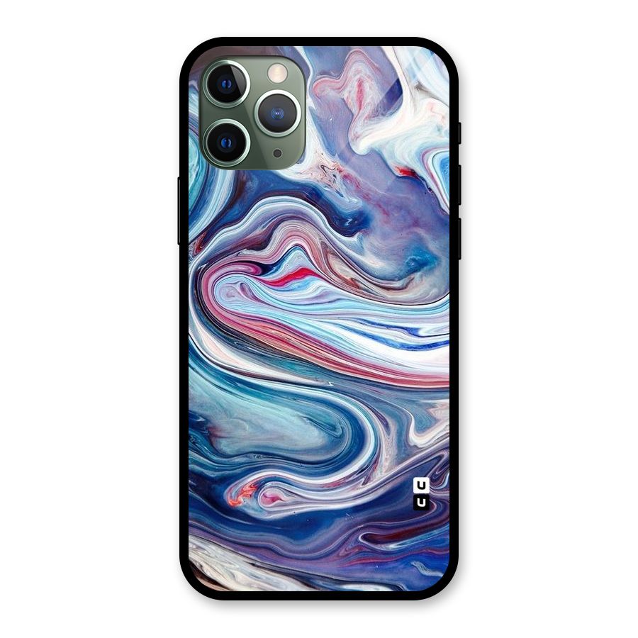 Marble Style Printed Glass Back Case for iPhone 11 Pro