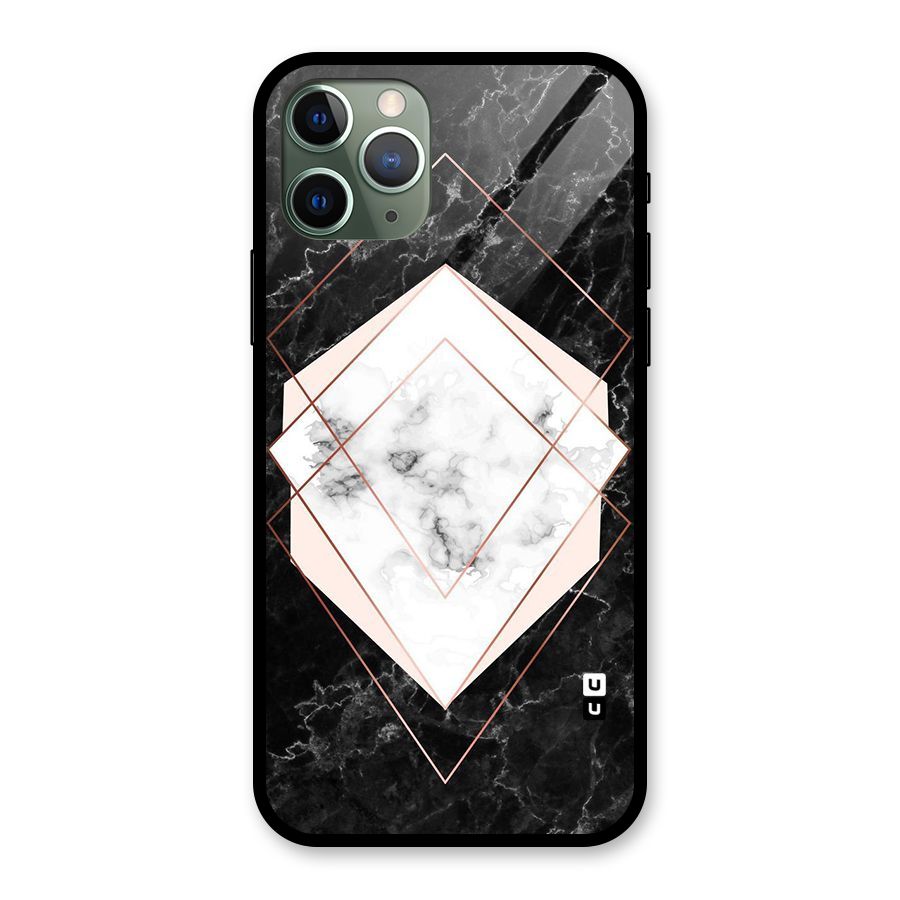 Marble Texture Print Glass Back Case for iPhone 11 Pro