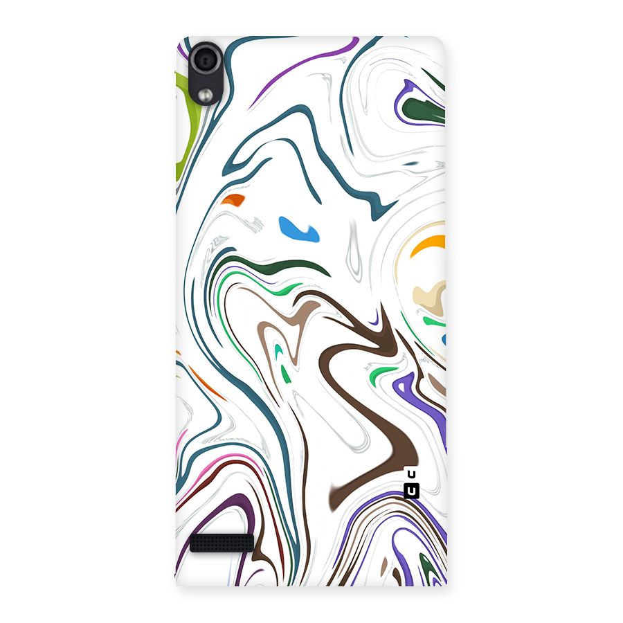 Marbled Printed Art Back Case for Ascend P6