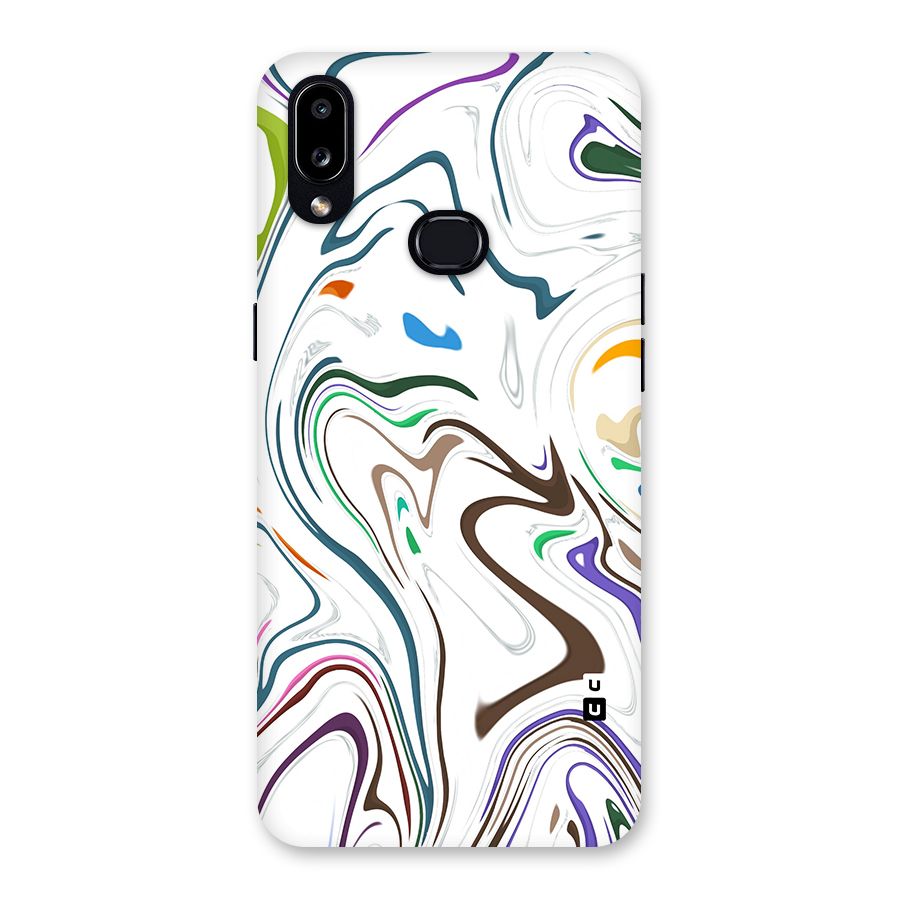 Marbled Printed Art Back Case for Galaxy A10s