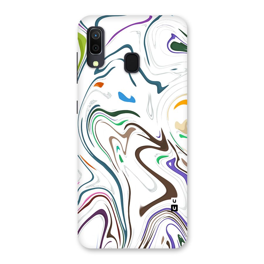 Marbled Printed Art Back Case for Galaxy A30