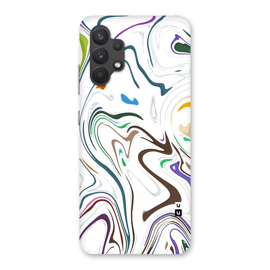 Marbled Printed Art Back Case for Galaxy A32