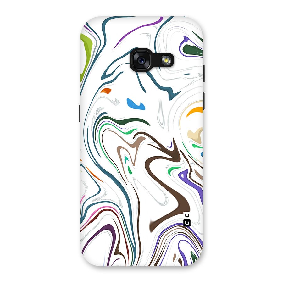 Marbled Printed Art Back Case for Galaxy A3 (2017)