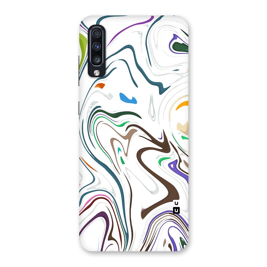 Marbled Printed Art Back Case for Galaxy A70