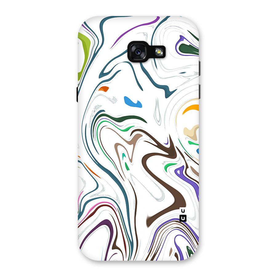 Marbled Printed Art Back Case for Galaxy A7 (2017)