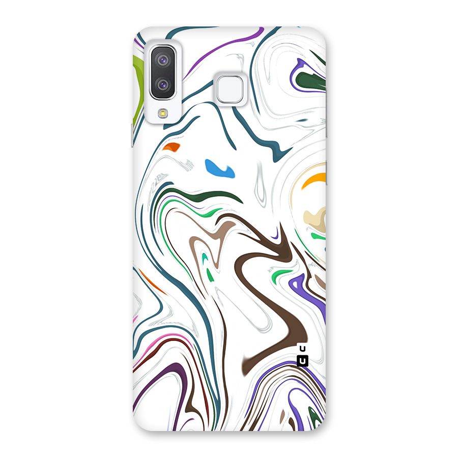 Marbled Printed Art Back Case for Galaxy A8 Star