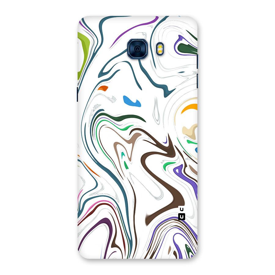 Marbled Printed Art Back Case for Galaxy C7 Pro