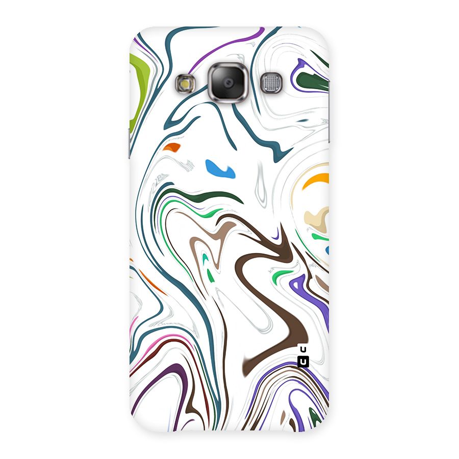 Marbled Printed Art Back Case for Galaxy E7