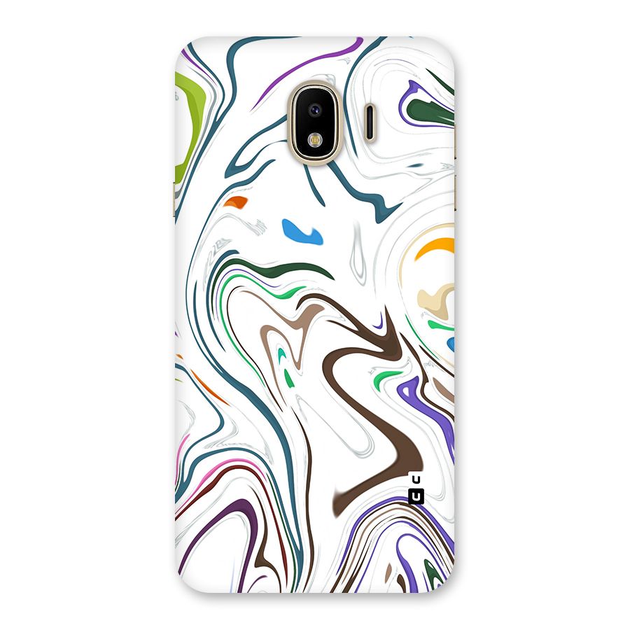 Marbled Printed Art Back Case for Galaxy J4