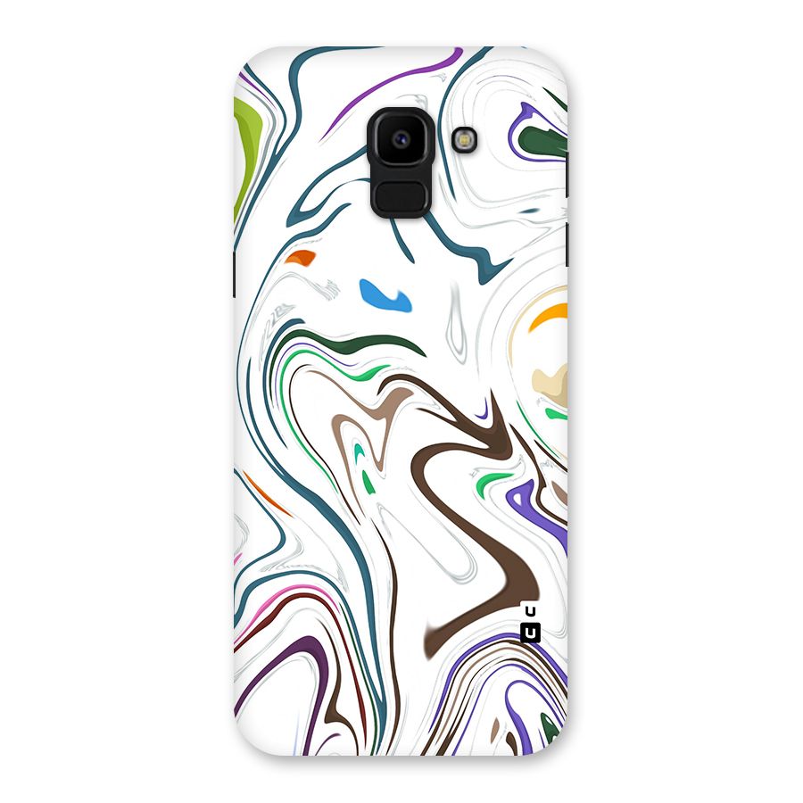 Marbled Printed Art Back Case for Galaxy J6