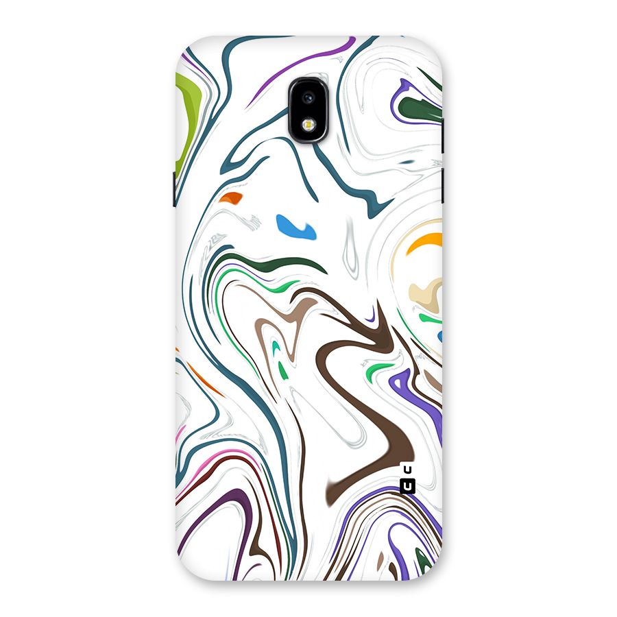 Marbled Printed Art Back Case for Galaxy J7 Pro