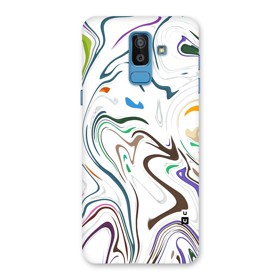 Marbled Printed Art Back Case for Galaxy J8