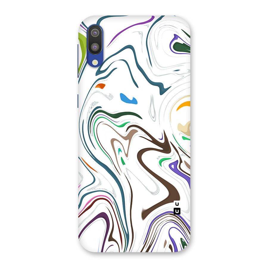 Marbled Printed Art Back Case for Galaxy M10